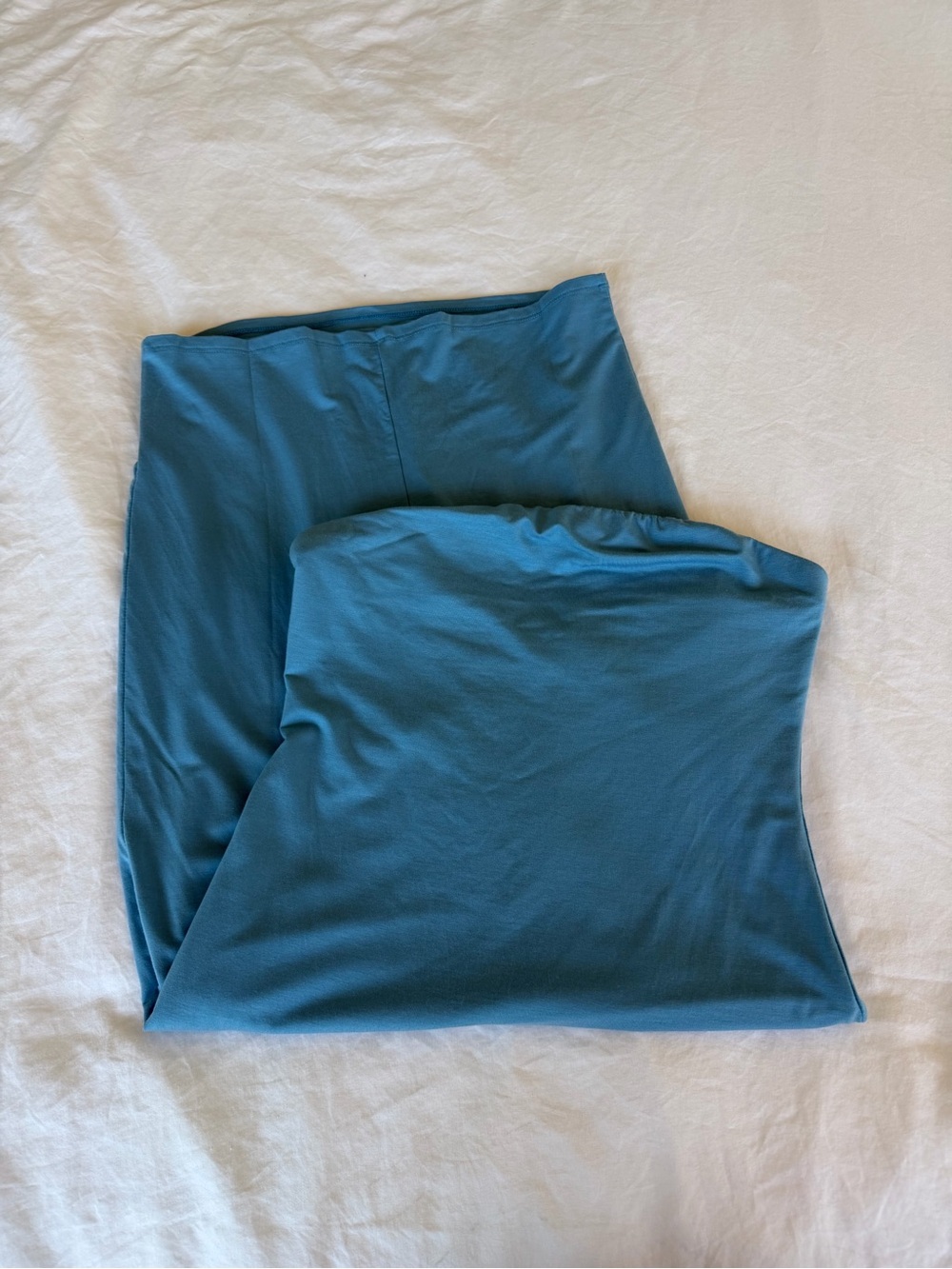 Reformation Etta Blue Strapless Summer Midi Dress - Picture 2 of 5
